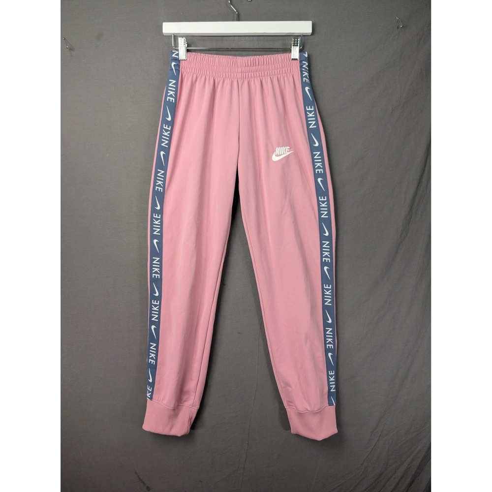 Nike Kids Sportswear Repeat Pink Track Pants CU8374-699 XL Joggers Logo‎ Tape